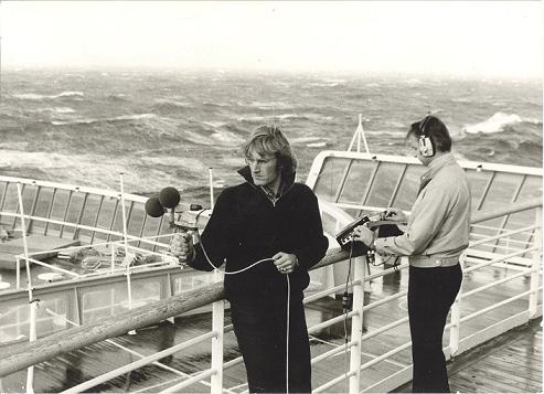 Helmut Kopetzky auf See