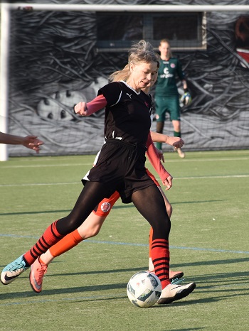 Martina Keller in Aktion, Fotograf: Leo Schulte