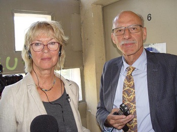 Dr. Kurt Zollinger, Brandsachverständiger & M. Overath - copyright Margot Overath